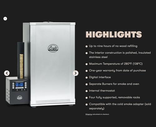 Bradley Digital Smoker 4 Rack 76l