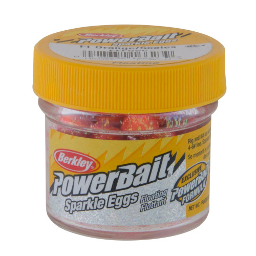 PowerBait Sparkle Power Eggs Magnum Fl.Orange w/Scales