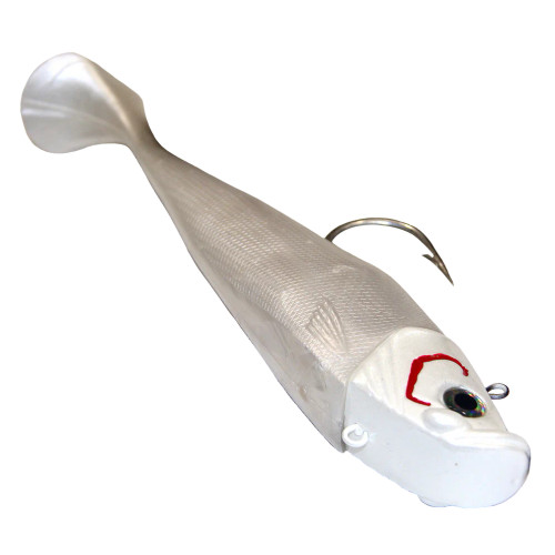 Mega Bite Swim Tail Jig 24oz Goliath White Russian