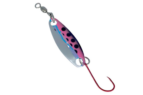 Gibbs Croc 1/4 Rainbow Trout Nickel Back Moonjelly