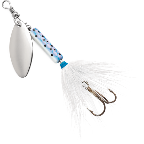 Blue Fox #2 Whip Tail Deep Spinner Rainbow Trout