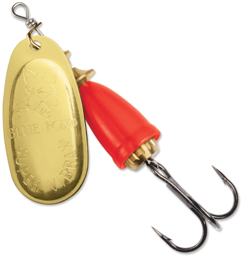 Blue Fox #3 Gold/Fl.Red