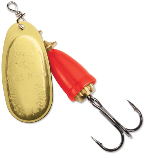 Blue Fox #4 Gold/Fl. Red