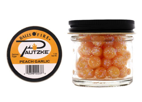 Pautzke Balls O' Fire Salmon Eggs Peach Garlic