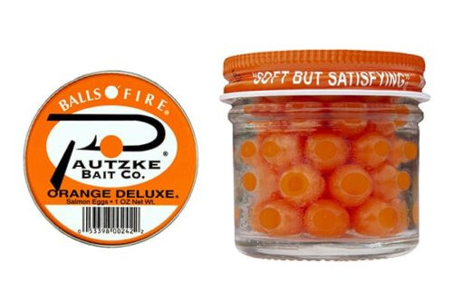 Pautzke Balls O' Fire Salmon Eggs Orange Deluxe