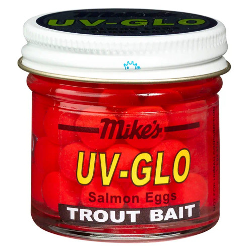 Atlas Mike's UV-GLO Salmon Eggs Trout Bait Red
