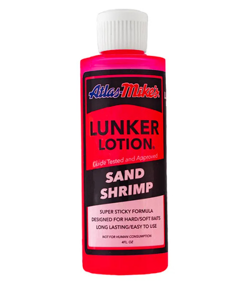 Atlas Mike's Lunker Lotion 4oz Sand Shrimp