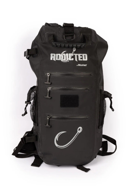 Mustad 40L ADX Rolltop Backpack Black