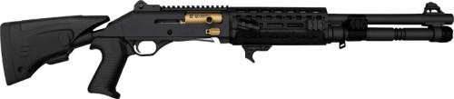 Canuck Elite Tac Operator 12GA 3" 18.6" Barrel 5+1 Tac Black/Gold