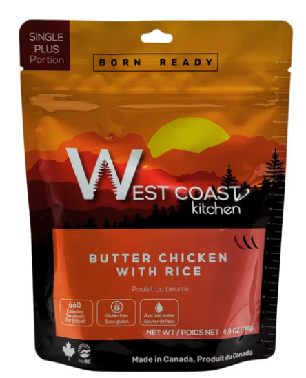 West Coast Kitchen Single Plus Portion Butter Chicken with Rice