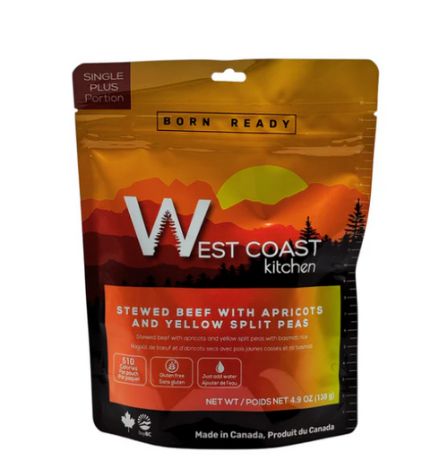 West Coast Kitchen Single Plus Portion Stewed Beef with Apricots/Yellow Peas