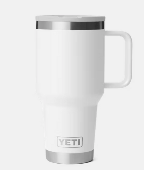 Yeti Rambler 30oz Travel Straw Mug White