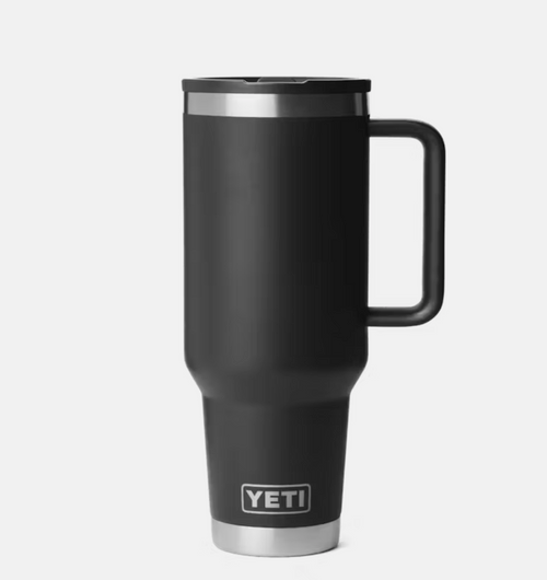 Yeti Rambler 40oz Travel Straw Mug Black