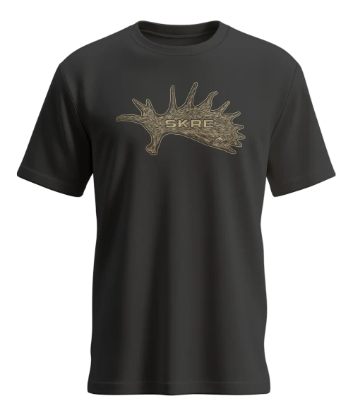 SKRE Moose Paddle T-Shirt Black Sz.M