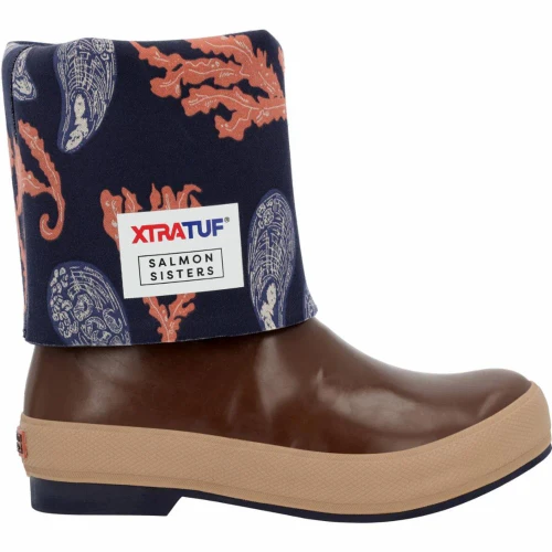 XtraTuf 15" Salmon Sisters Legacy Boot Brown/Kelp/Oyster Sz.8