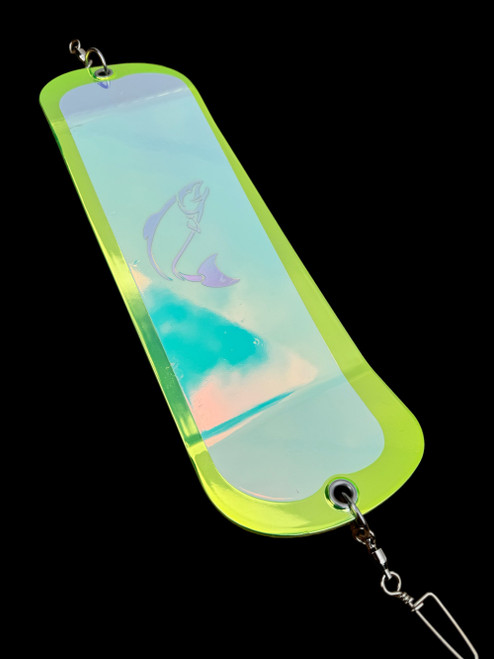 WCFT UV Electro Mirror Flasher Chartreuse