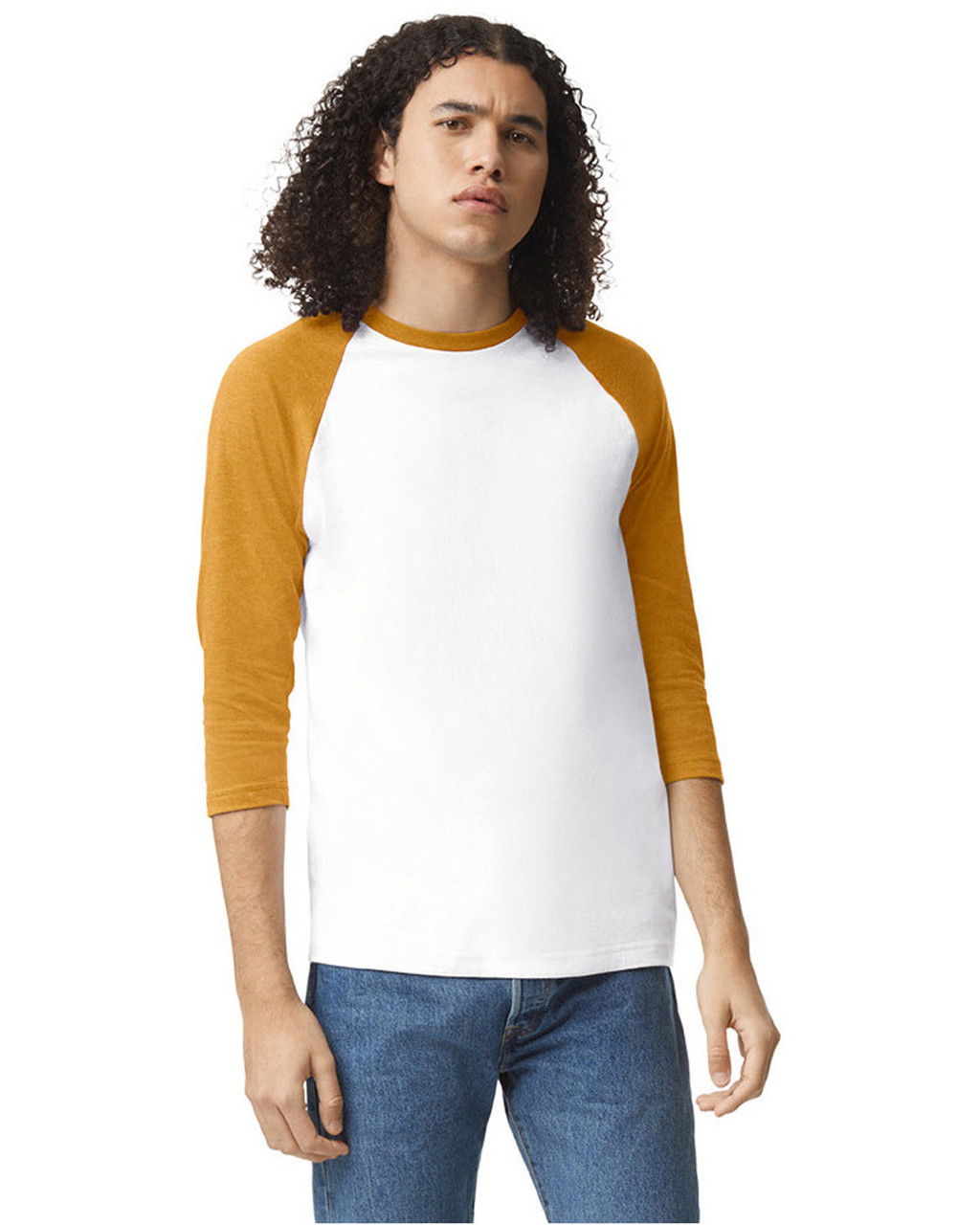 American Apparel 2003CVC Unisex CVC Raglan TShirt