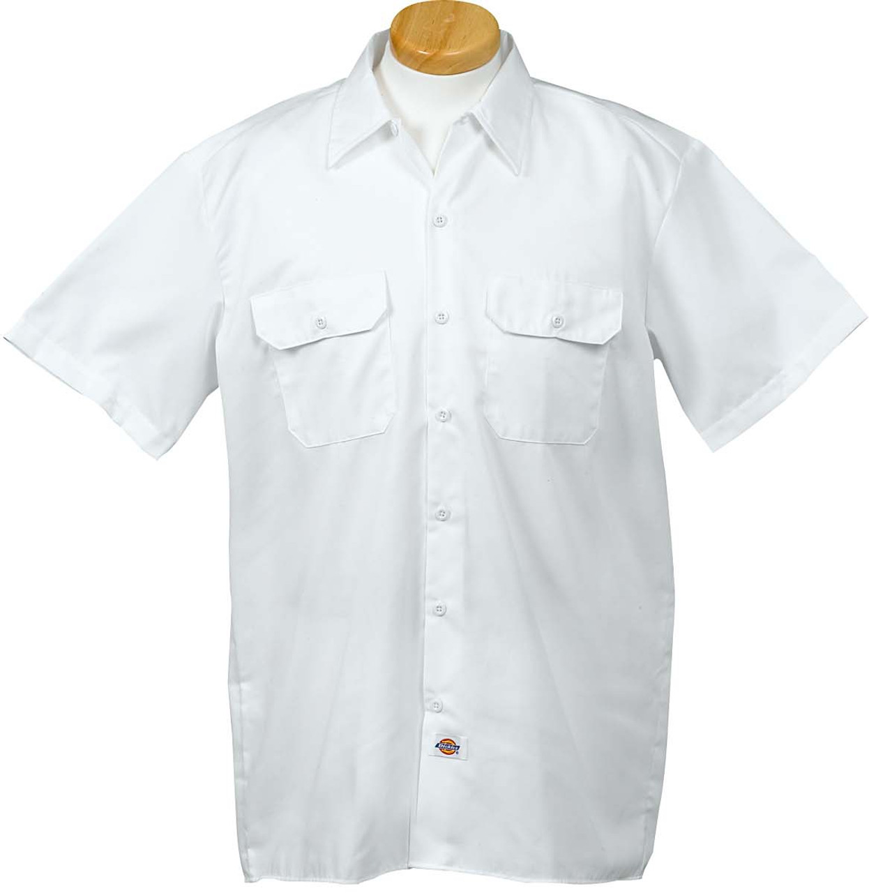 Dickies Shirts: Men's 1574 DS Desert Sand Stain Release Short Sleeve Work Shirt