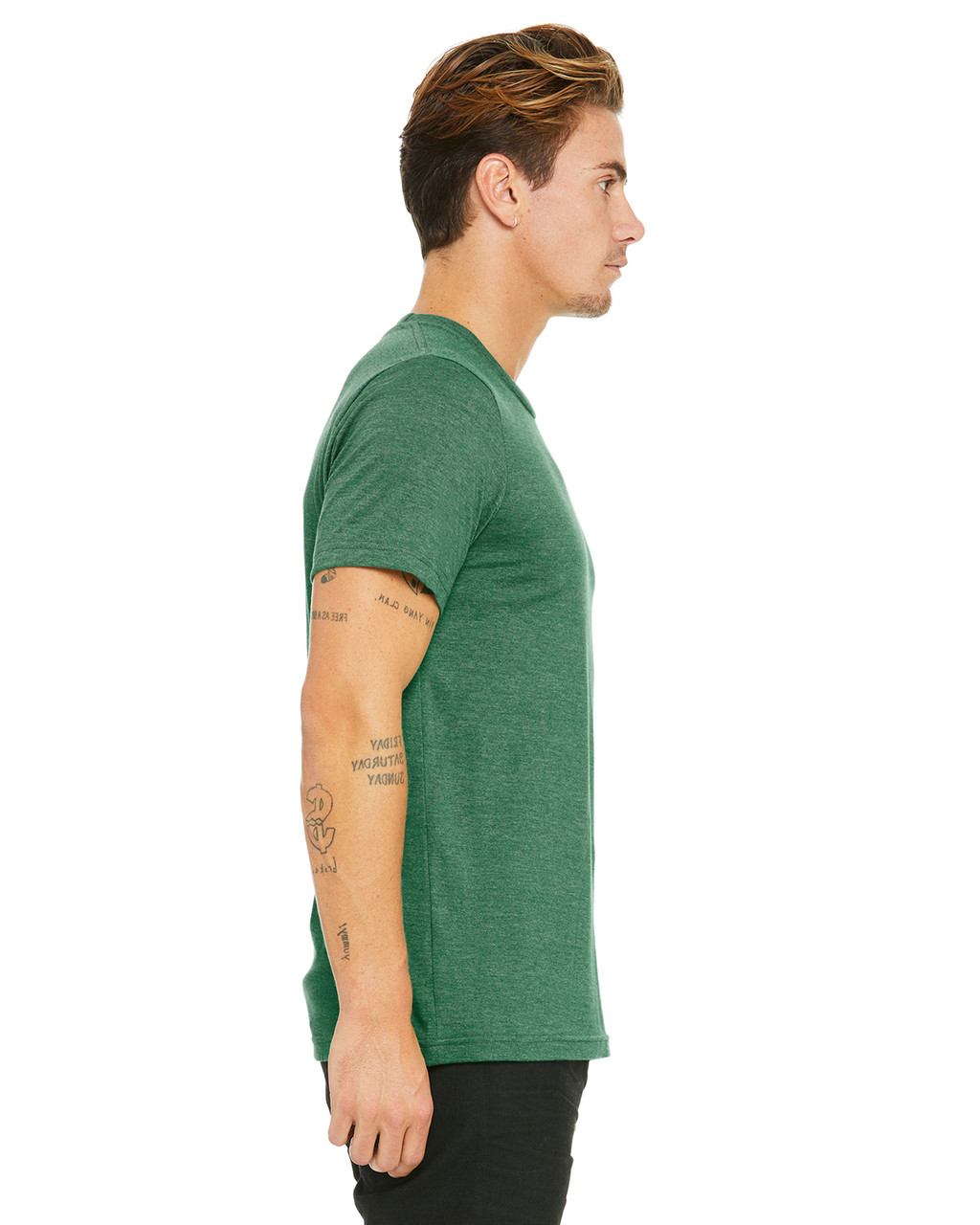 Bella + Canvas 3001CVC Unisex Heather CVC T-Shirt - ClothingAuthority.com