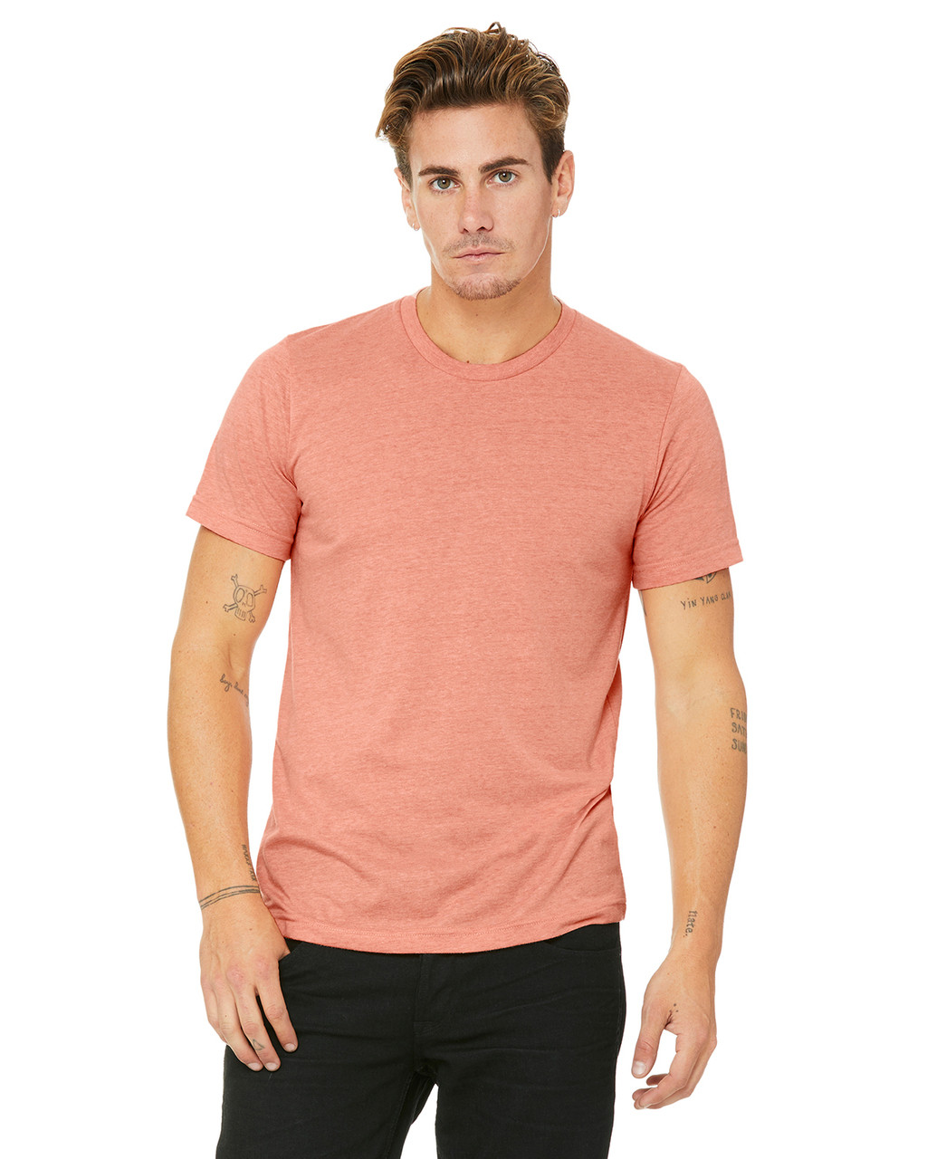 Bella + Canvas 3001CVC Unisex Heather CVC T-Shirt - ClothingAuthority.com