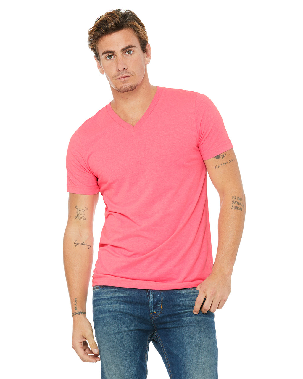 Bella + Canvas 3005 Unisex Jersey ShortSleeve VNeck TShirt