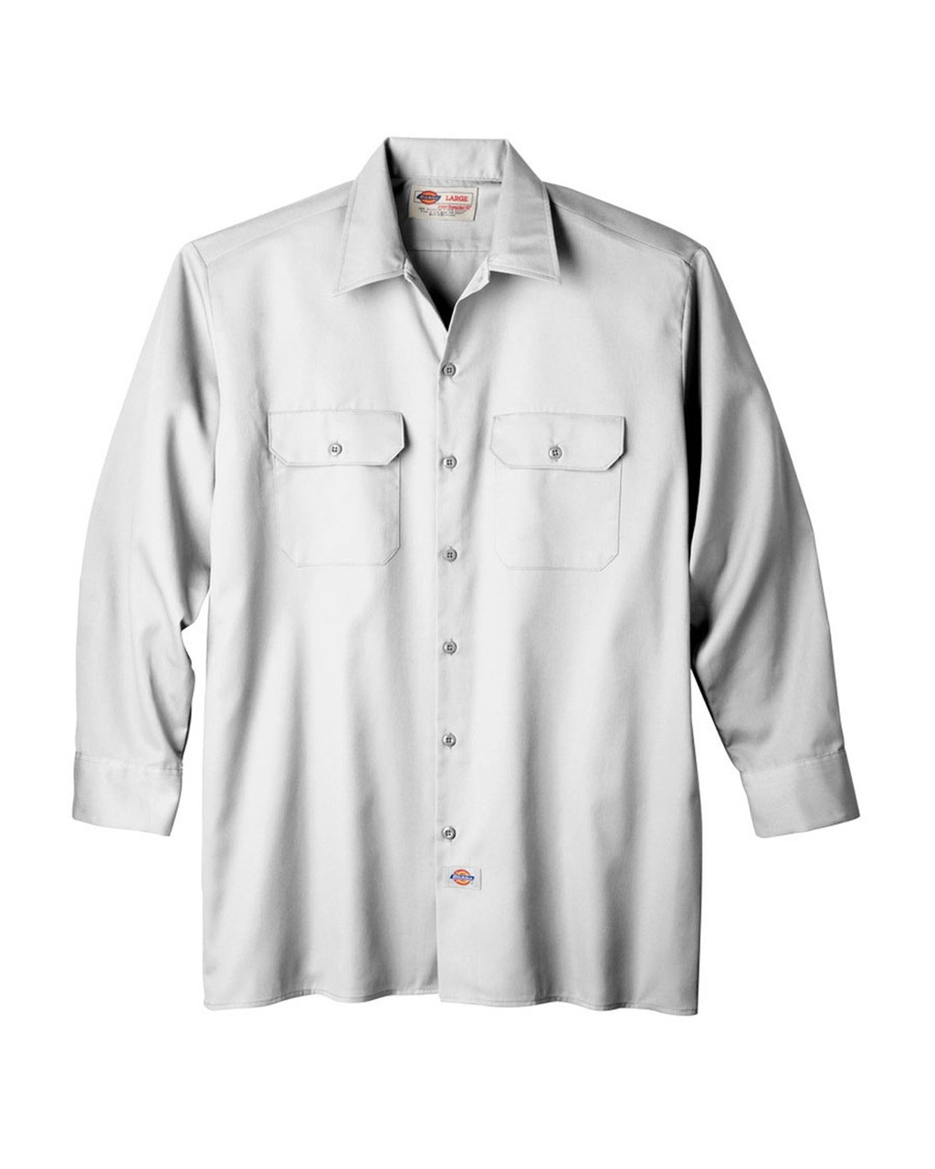 Dickies Boys' Long Sleeve Pique Polo Men's Clothing White : XX-Small