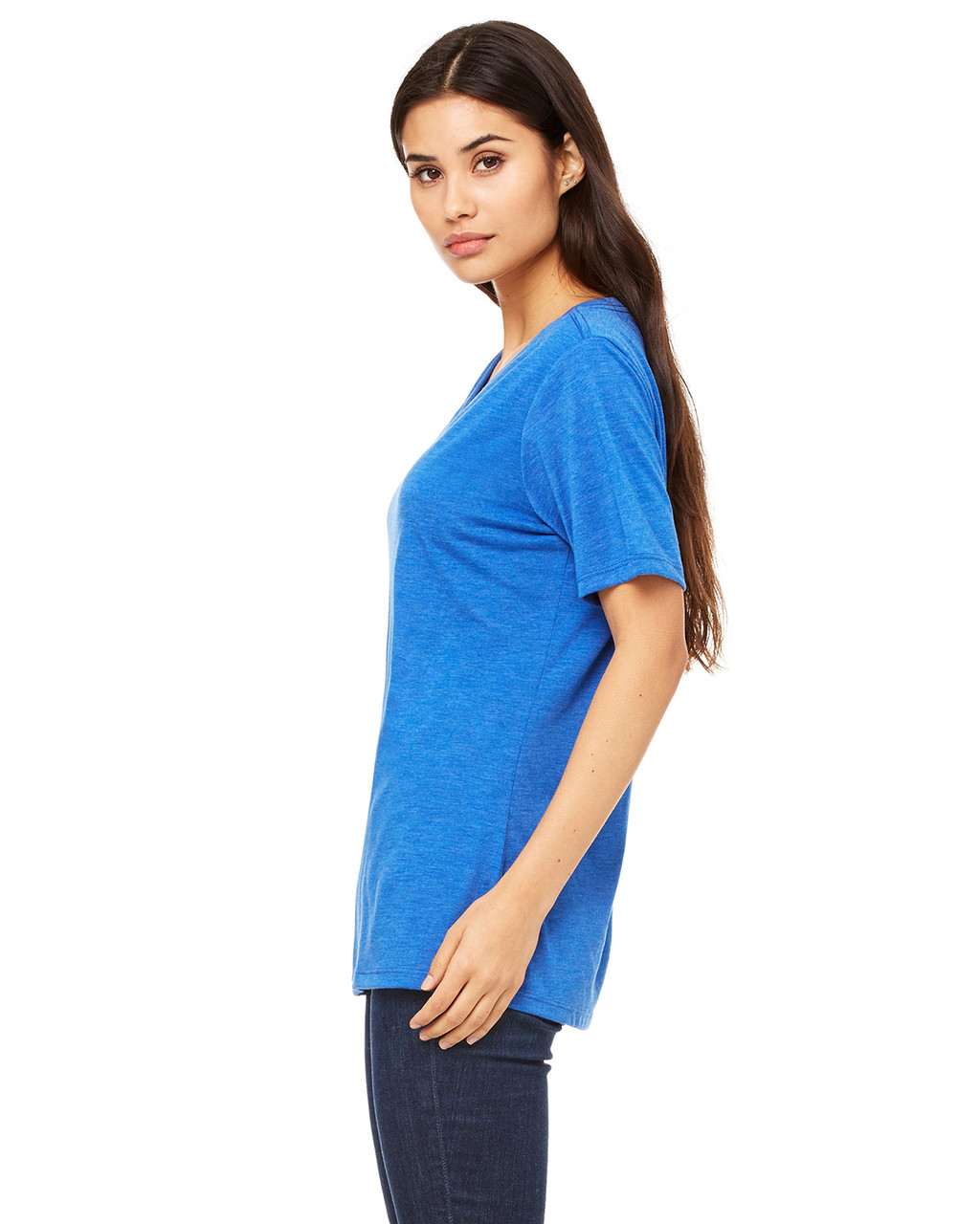 Bella + Canvas 6405 Ladies' Jersey Short Sleeve VNeck TShirt