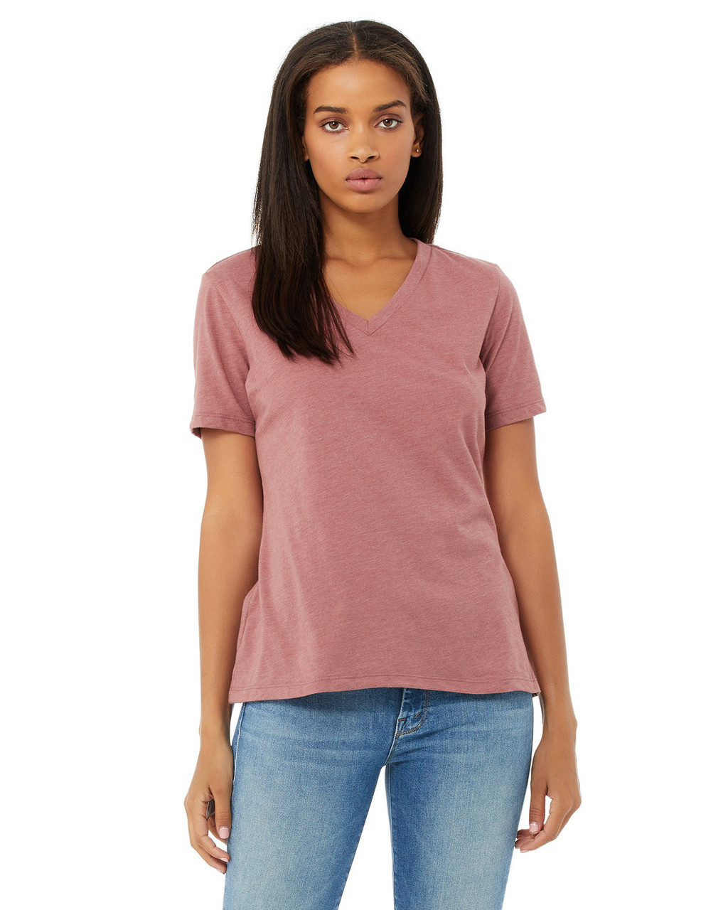 Bella + Canvas 6405 Ladies' Jersey Short Sleeve VNeck TShirt