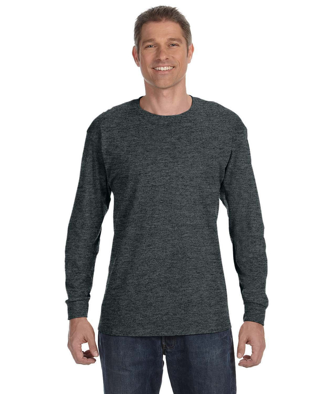 Gildan G540 Adult Heavy Cotton™ 5.3 oz. Long-Sleeve T-Shirt ...