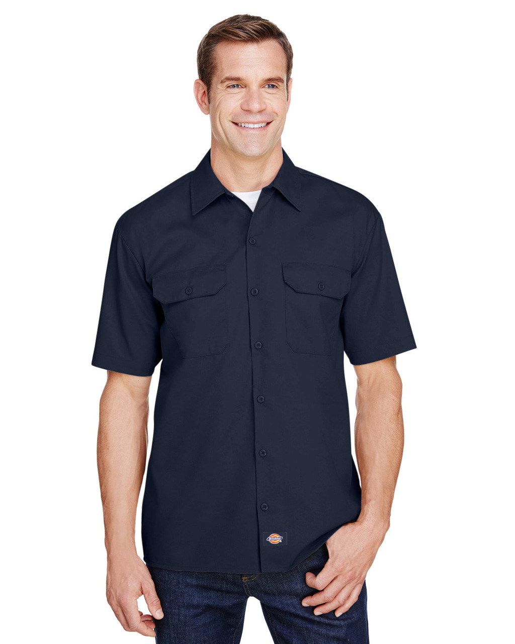 Dickies WS675 FLEX Relaxed Fit ShortSleeve Twill Work Shirt