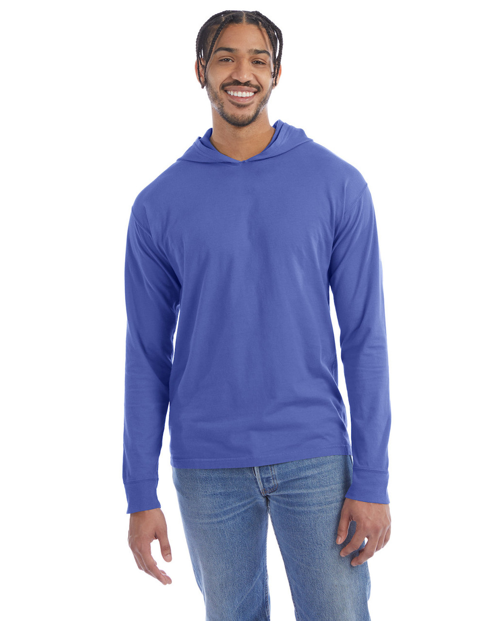 ComfortWash by Hanes GDH400 Mens Parchment Crewneck Sweatshirt