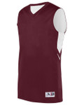 MAROON/ WHITE-FRONT