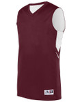 MAROON/ WHITE-FRONT