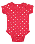 RED/ WHITE DOT-FRONT RED/ WHITE DOT-FRONT