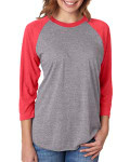 VINTAGE RED/ PREMIUM HEATHER-FRONT VINTAGE RED/ PREMIUM HEATHER-FRONT