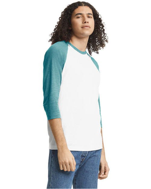 American Apparel 2003CVC Unisex CVC Raglan TShirt