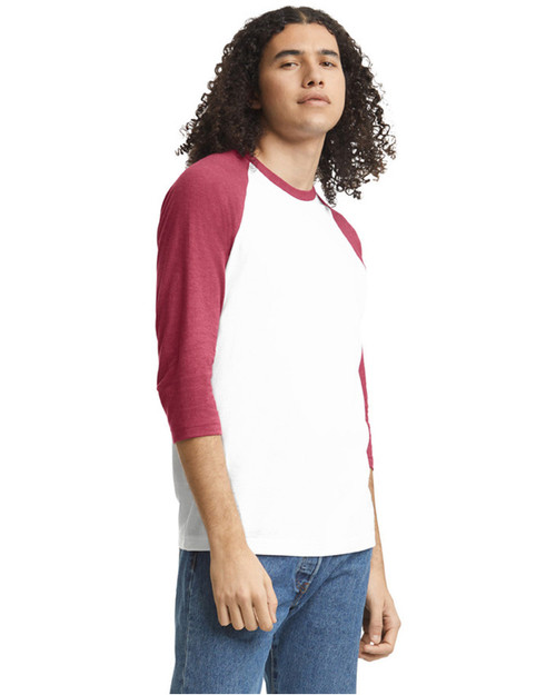 American Apparel 2003CVC Unisex CVC Raglan TShirt