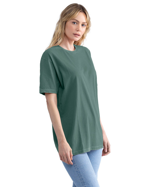Next Level 3600SW Unisex Soft Wash T-Shirt - Washed Royal Pine, S