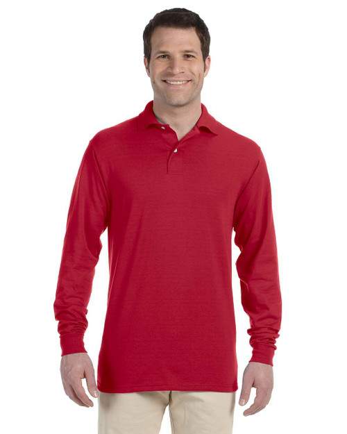 Jerzees 437ML Adult 5.6 oz SpotShield LongSleeve Jersey Polo