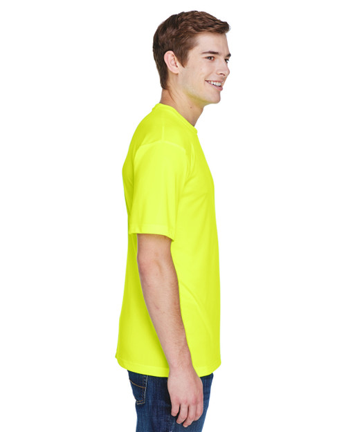 UltraClub 8420 Men's Cool & Dry Sport Performance Interlock T-Shirt–Bright  Orange (M)