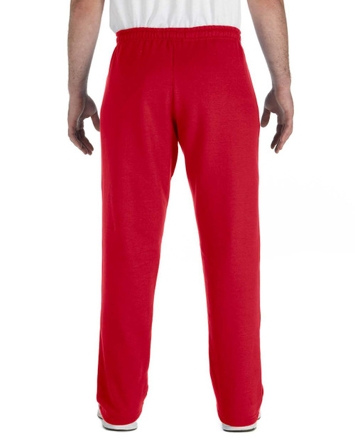 Gildan G184 Adult Heavy Blend™ Adult 8 oz., 50/50 Open-Bottom Sweatpants -  ClothingAuthority.com