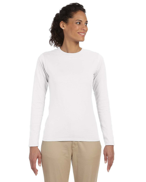 Gildan G640L Ladies' Softstyle® 4.5 oz. Fitted T-Shirt ...