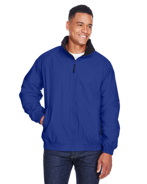 Harriton M740 Adult Fleece-Lined Nylon Jacket