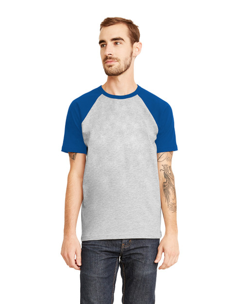 【SCENERITY】(Plan)1+1 Port raglan short sleeve t-shirt Next Level N3650 Unisex Raglan ShortSleeve TShirt