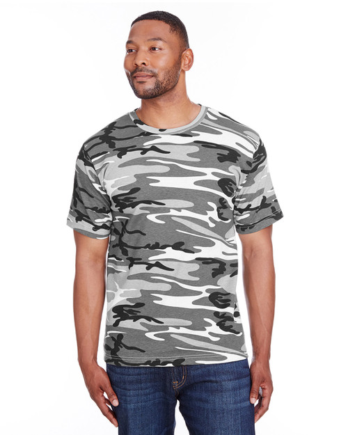 ◆MUCENT◆ Tenver l Logo Camo Short Sleeve Tee Unisex P0 Code Five 3907 Men's Camo T-Shirt