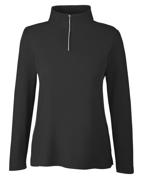 Core 365 CE405W Ladies' Fusion ChromaSoft™ Pique Quarter-Zip