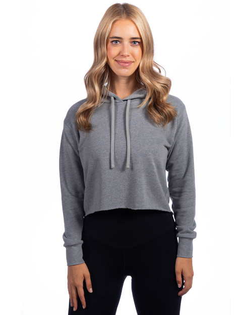 Next Level Apparel 9384 Ladies' Cropped Pullover Hooded Sweatshirt ...