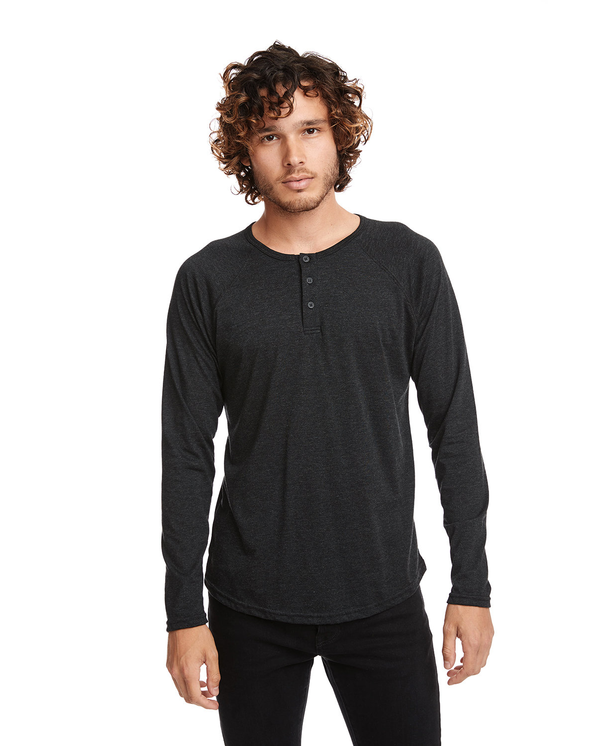 [男女共用]★BADBLOOD★Beyond Soft Henley Neck Long Sleeve Badblood Beyond Soft Henley Neck Long Sleeve Striped Wine
