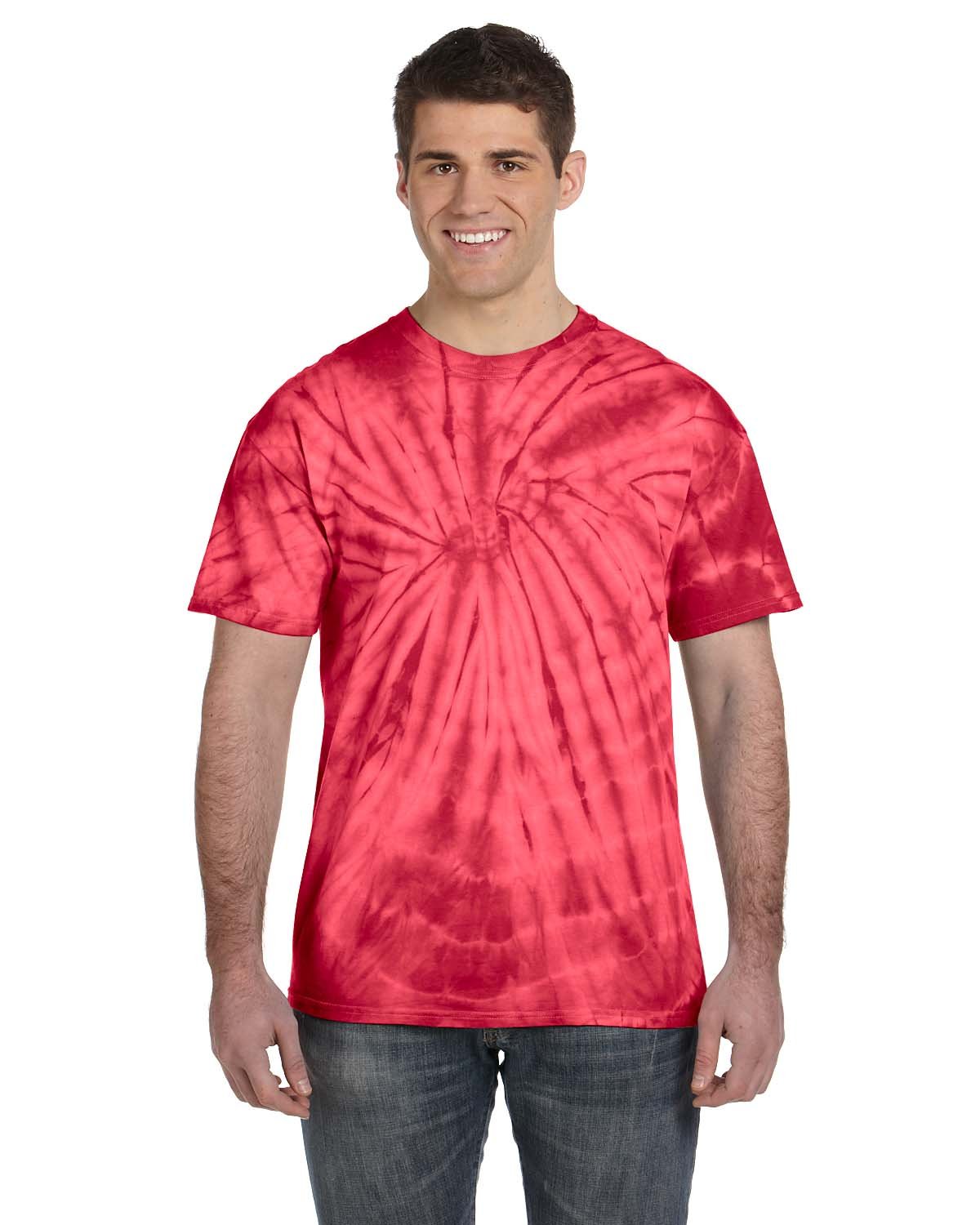 TieDye CD101 Adult 5.4 oz. 100% Cotton Spider TShirt