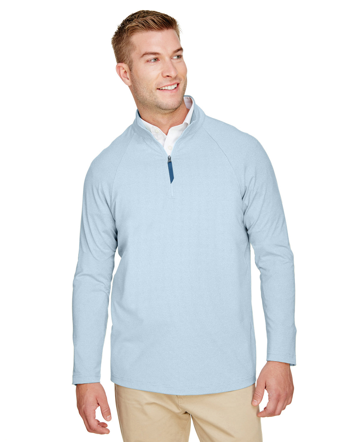 Devon & Jones DG480 Performance MicroStripe QuarterZip